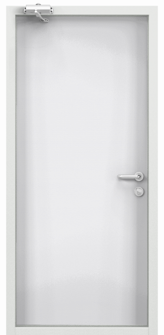 Дверь противопожарная EI 60, Порошково-полимерное покрытие, —, RAL 9016 белый в Курске