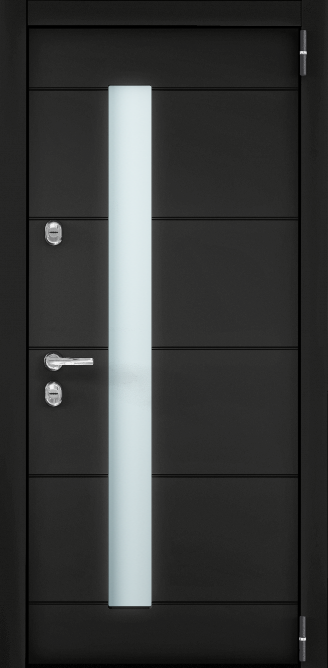 SNEGIR ARCTIC-S PP, Панель MDF с лакокрасочным покрытием, AS-302, ЛКП Насыщеный чёрный в Курске